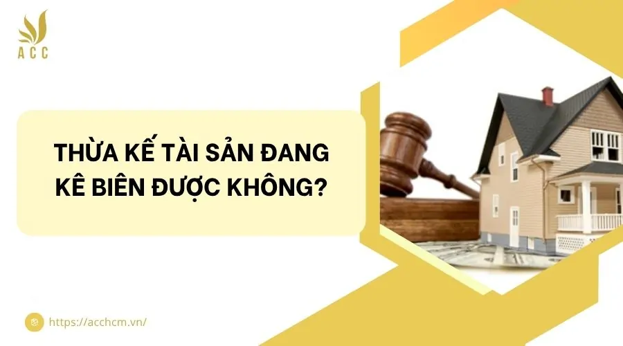 tài sản trong di chúc bị kê biên