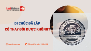 thay đổi diện tích đất sau khi lập di chúc