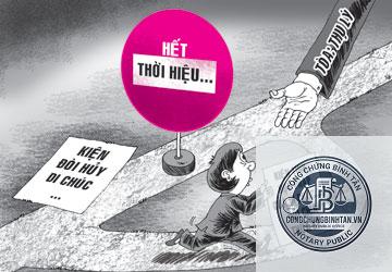 thời hiệu khởi kiện tranh chấp di chúc - Image 1