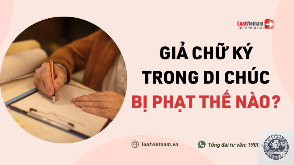 tranh chấp chữ ký trong di chúc