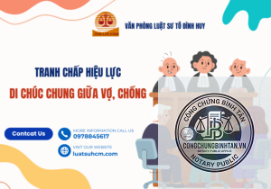 tranh chấp di chúc giữa vợ chồng