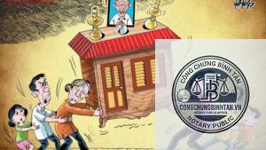 tranh chấp di chúc sổ đỏ