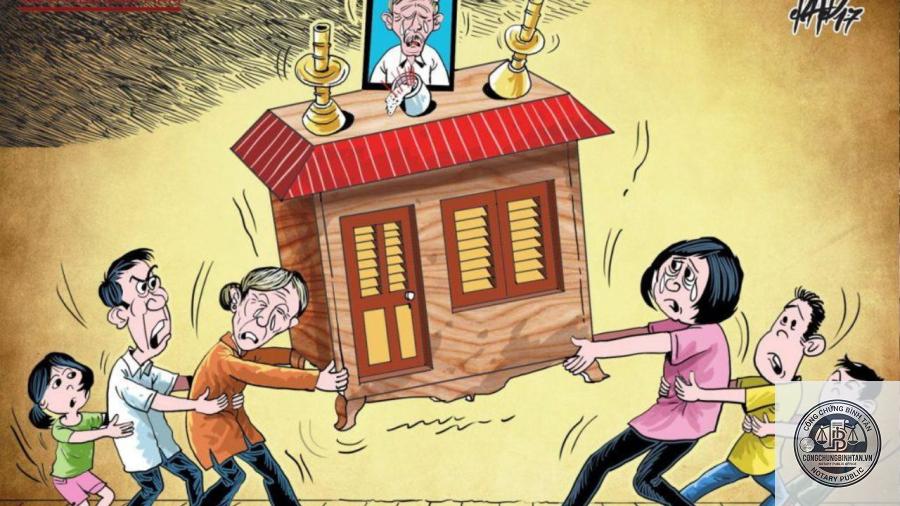 tranh chấp di chúc sổ đỏ
