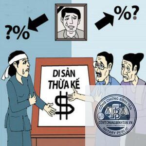 tranh chấp người được hưởng di sản