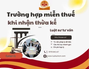 trường hợp được miễn thuế thừa kế
