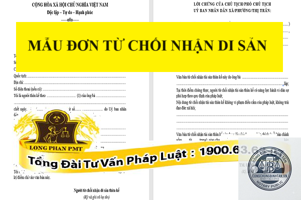 văn bản từ chối nhận di sản - Image 3