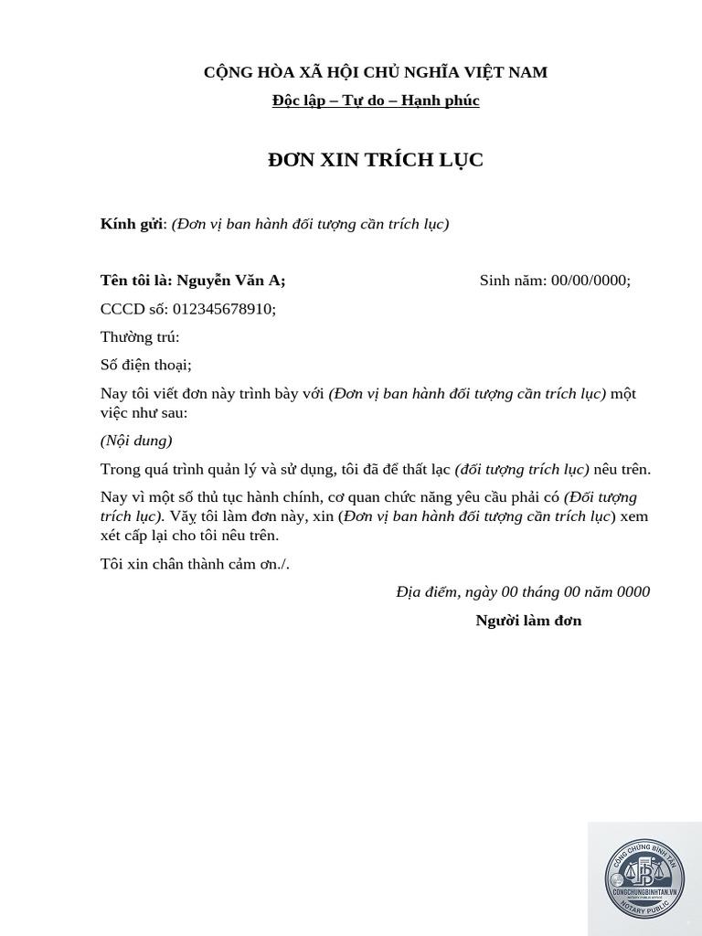 xin tr&iacute;ch lục di ch&uacute;c c&ocirc;ng chứng - Image 3