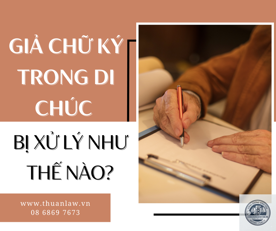 xử lý di chúc giả - Image 1